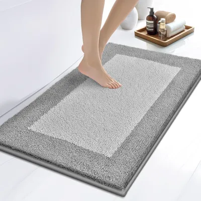 Obrázok produktu pre Kúpeľňová predložka 50 x 76 cm, polyester, protišmyková, prateľná, do kúpeľne