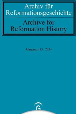 Produktbild von Archiv für Reformationsgeschichte - Aufsatzband