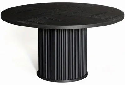 Image de Bureau rond HOGA-F2187X, 120 cm, noir