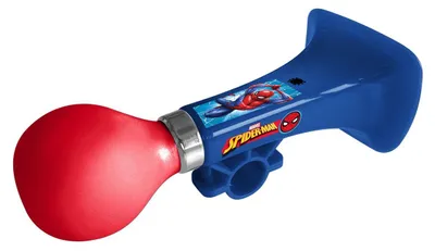 Produktbild von Disney Kinder Fahrradhupe Ballhupe Fahrradklingel Hupe Lenkerhupe Tröte Spiderman Marvel SM250040