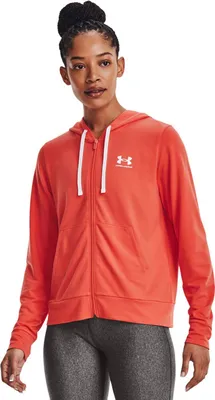 Produktbild von Under Armour Rival Terry Fz Hoodie-Org 1369853-872__XS