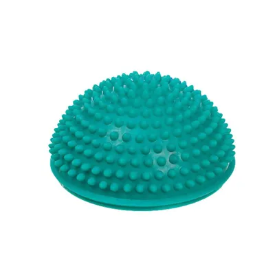 Zdjęcie produktu dla DrFit Masażer rehabilitacyjny z wypustkami sensorycznymi (pół piłki) ø16x7 cm zielona