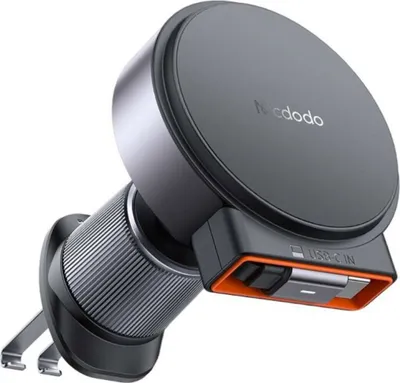 Produktbild von Mcdodo CH-3000 Kabelloses Autoladegert, mit USB-C-Kabel, 15 W, Schwarz