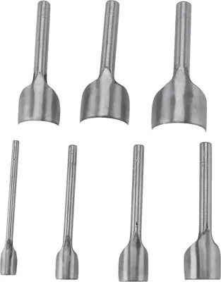 Obrázek produktu pro 7ks sada pro kutily Kožená kára poloviční - kulatý děrovač Konec pásu pro domácí šití kůže (10-40mm)