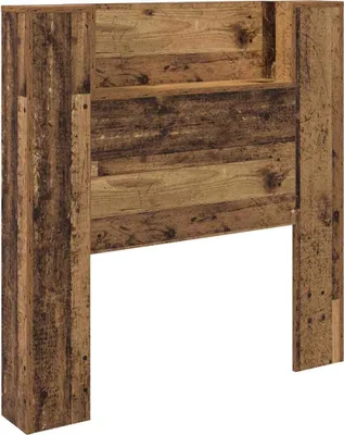 Produktbild von Kopfteil mit Regal Altholz 100 x 15 x 103,5 cm Holzwerkstoff