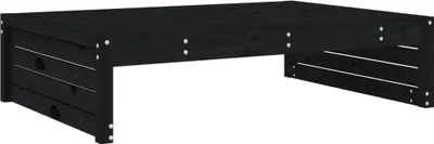 Obrázek produktu pro vidaXL Zahradní stolička Black 120x80 cm z masivního borovicového dřeva