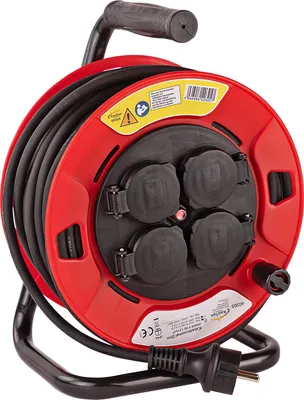 Kabelrolle Außen Kabeltrommel Verlängerungskabel 25 Meter 4 Steckplätze H05RR-F 3G1,5mm IP44 Werkstatt Gartenhaus Garage Hobby Keller Wohnwagen Wohnmobil günstig online kaufen 398195 40305 4066986403057 Stabilo-Fachmarkt.de