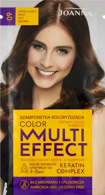Zdjęcie produktu dla Szamponetka Koloryzująca Joanna Multi Effect Orzechowy Brąz 09