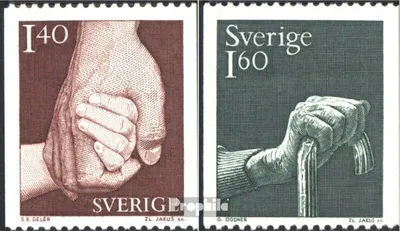 Produktbild von Briefmarken Schweden 1980 Mi 1103-1104 (kompl.Ausg.) postfrisch Fürsorge