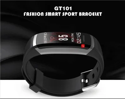 Produktbild von Fitness-Tracker GT101 Sport-Armband 0,96 Zoll OLED wasserdicht Herzfrequenz 10 Tage Akku