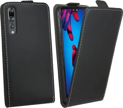 Image de Huawei P20 Pro Housse pour téléphone portable Housse Flip Case Smartphone Housse de protection noire