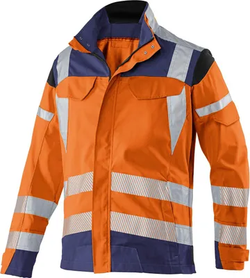 Produktbild von Kübler Reflectiq Jacke PSA 2 warnorange/dunkelblau Gr. 28