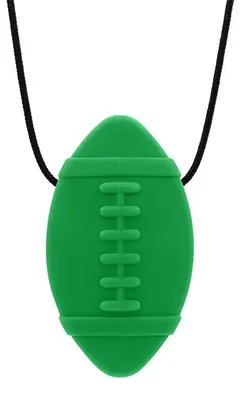Immagine prodotto di ARK Therapeutic Kaukette: giocattolo da masticare a forma di pallone da calcio, ideale per bambini con una forte necessità di masticare.