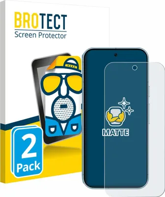 Produktbild von 2x BROTECT Schutzfolie für Google Pixel 9 (case-friendly) Displayschutz Displayschutzfolie Folie Matt Entspiegelungsfolie
