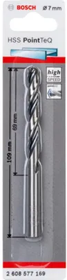 Produktbild von Metallspiralbohrer 2608577169 DIN338 7,0x 69x109 mm HSS PointTeQ
