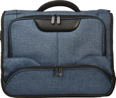 Produktbild von Dermata Laptoptasche 17" Business Tasche Umhängetasche Notebook 44x34cm blau