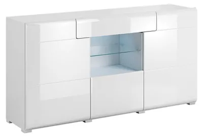 Produktbild von Buffet Jules mit 1 Schublade und 3 Türen, Weiß, 159cm