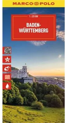 Obrázok produktu pre Cestovná mapa MARCO POLO Nemecko 11 Bádensko-Württembersko 1:225 000