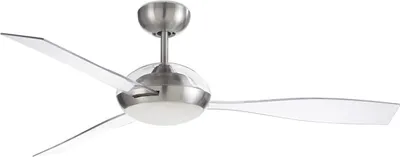 Produktbild von Energiespar Deckenventilator mit LED Beleuchtung und Fernbedienung Sirocco 132 cm