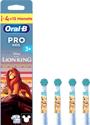 Image de Oral-B Pro Kids 3+ Le Roi Lion, à partir de 3 ans, 4 brossettes, couleur : multicolore