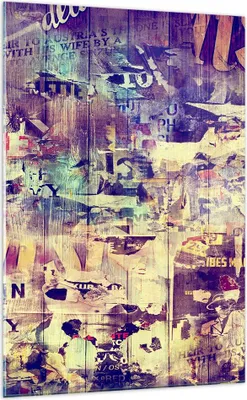 Produktbild von Bilder auf glas - Einteilig - Graffiti modern - 70x100cm - Glasbilder - Wandbilder - Bilder - zum Aufhängen bereit - Wanddekoration aus Glas - Glas Bilder - Wandbild auf Glas - GPA70x100-3598