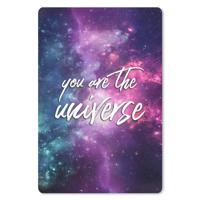 Produktbild von MuchoWow® Mauspad Mousepad Zitat - Weltraum - Sterne - Jungen - Mädchen - Kinder 18x27 cm - Mousepads - Maus Mat - Pad - Mausunterlage