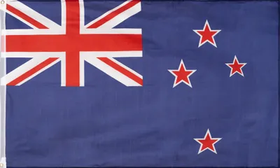 Produktbild von MUWO "Nations Together" | Neuseeland Flagge | 150×90 cm | Verstärktes Besatzband | Doppelt gesäumte Ränder | MW-60
