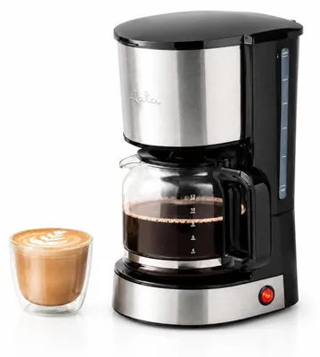 Kaffeeautomat 6–18 Tassen, 1,5 l, permanenter Filter, 800 W, schwarz