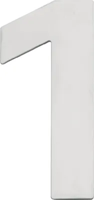 Productafbeelding van Huisnummer Intersteel 1, 150x2 mm, roestvrij staal
