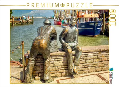 Produktbild von CALVENDO Puzzle Neuharlingersiel | 1000 Teile Lege-Größe 64x48cm Foto-Puzzle für glückliche Stunden