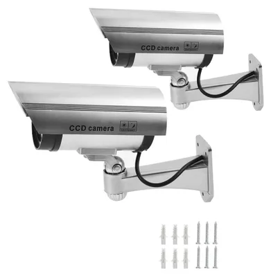 Productafbeelding van Set van 2 dummy camera's voor buiten, met knipperend LED-lampje