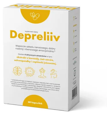 Produktbild von DEPRELIIV - Nervensystem, gute Laune 60 Kapseln.