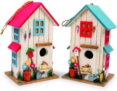 Immagine prodotto di Decorazioni da giardino - Set da 2 pezzi - Legno - Resistenti alle intemperie