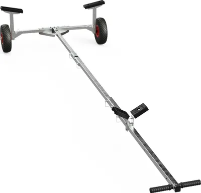 Obrázek produktu pro Spuštění vozíku lodní vozík ruční přívěs skládací nafukovací člun vozík SUPROD TR260-B-LU, vzduch, Ø 260 mm, cerná/cervená