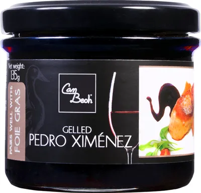 Image de Sauce au xérès Pedro Ximenez, gélifiée
