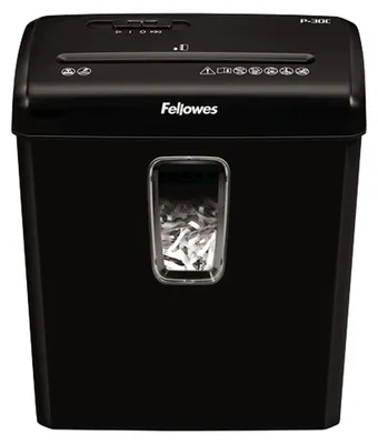 Immagine prodotto di Fellowes 6008101 Fellowes Powershred P-30C distruggi documenti, nero, particelle