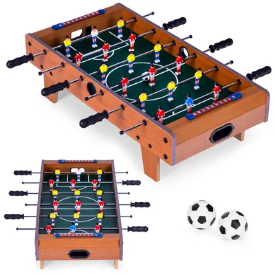 Produktbild von Mini Tischfußballspiel 69x35,5 cm aus Holz - ECOTOYS
