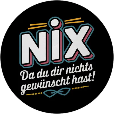 Produktbild von NIX Magnet mit Flaschenöffner - Du wolltest nichts