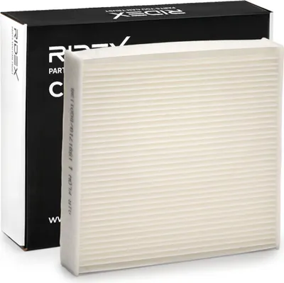 Produktbild von RIDEX 424I0021 Innenraumfilter Pollenfilter für VW Golf VII Schrägheck (5G1, BQ1, BE1, BE2) Passat Variant (3C5) für AUDI Q5 (8RB) für OPEL für TOYOTA