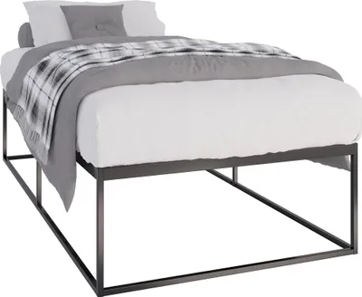 Immagine prodotto di Letto in metallo modello Scala - 200x100, altezza 46 cm - Colore: nero