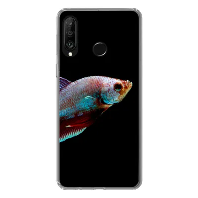 Produktbild von MuchoWow® Handyhülle Schutzhülle Hülle für Huawei P30 Lite Fische - Tiere - Licht Silikon Softcase Handy Hülle