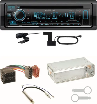 Produktbild von Kenwood KDC-BT740DAB Digitalradio Einbauset für Golf 4 Passat 3B Polo 6N 9N Lupo