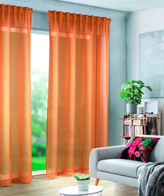 Produktbild von Neusser Collection Verdunklungsschal mit Gardinenband honig 135x245 cm