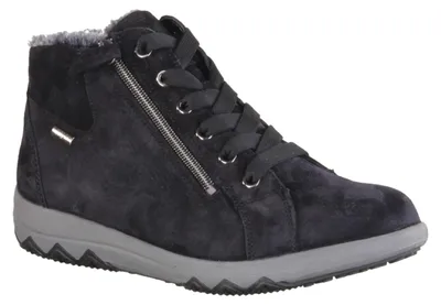 Immagine prodotto di Stivaletti da donna con lacci, modello Teresa, colore nero, taglia 6, marca Waldläufer
