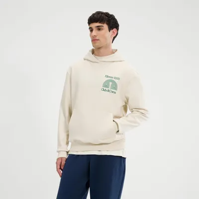 Produktbild von Ellesse - "Club Di Corsa" Kapuzenpullover für Herren HB268 (L) (Naturweiß)