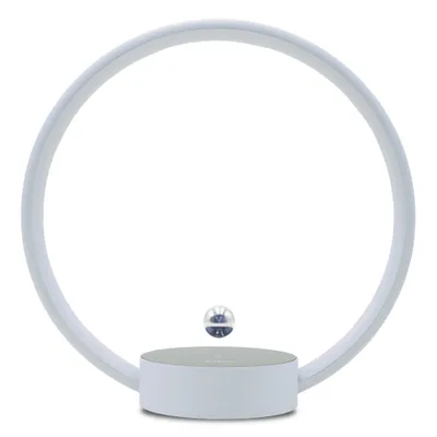 Obrázek produktu pro （Bílá）Stolní lampa Magnetické plovoucí kruhové světlo Noční lampa LED atmosféra Noční světlo stmívatelné s dotykovým ovládáním pro ložnici Studie Dekorativní ozdoby Dárky