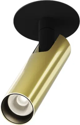 Immagine prodotto di Maytoni Luce da incasso LED, ottone, faretto rotondo mobile 6W, caldo, Focus T