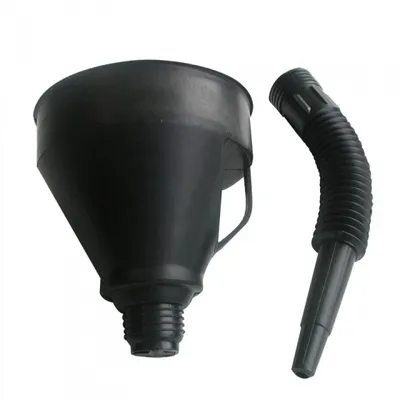 Productafbeelding van Flexibele trechter, 38 cm, kunststof, zwart