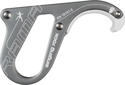 Sicherungsgerät Rama von singing rock; aus Metall; für Klettern und Abseilen; mit ergonomischem Design.