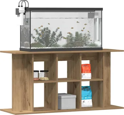 Zdjęcie produktu dla vidaXL Stojak pod akwarium Artisan Oak 120 x 40 x 60 cm Materiał drewniany